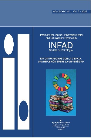 Revista INFAD. Número 1, volumen 2 de 2022