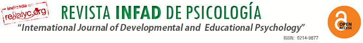 Revista INFAD de psicología. "International Journal of Developmental and Educational Psicology"